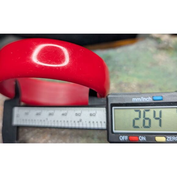 Bracelet Lot – Textured Resin & Carved Wood – Sculptural Boho Stack - Picture 8 of 9